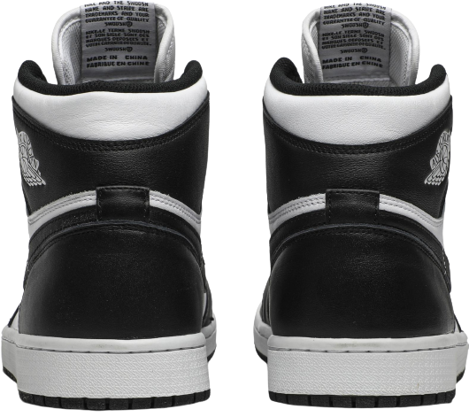 AJ1 Retro High Black White