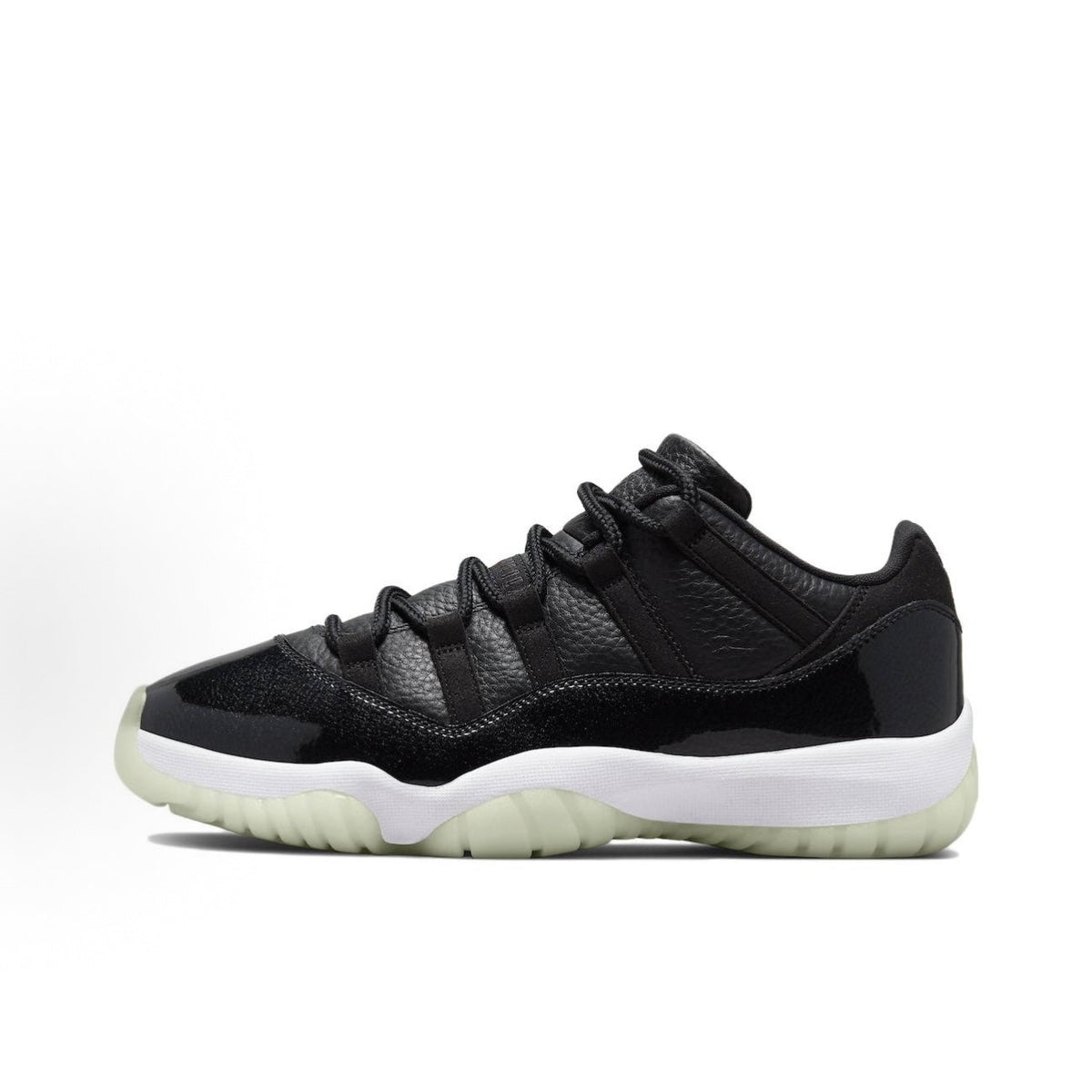 Jordan Air Jordan 11 Retro Low "72-10" – Patent Leather, Durable, Low-Top, Retro Basketball Shoes (Unisex) – Black