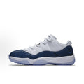 Jordan Air Jordan 11 Low “Navy Snakeskin” – Retro Basketball Shoes with Non-Slip, Durable Outsole (Unisex, Blue/White, 2019 Edition)