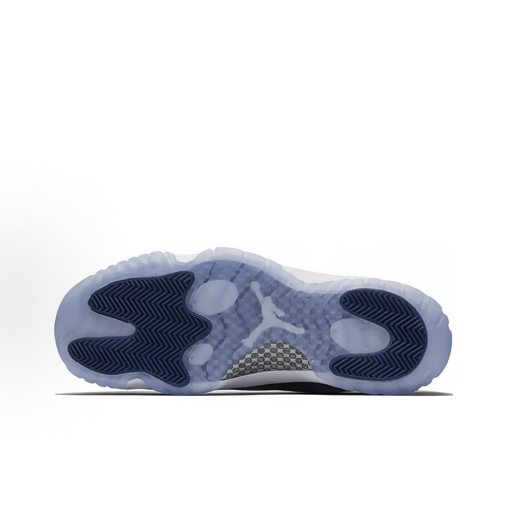 Jordan Air Jordan 11 Low “Navy Snakeskin” – Retro Basketball Shoes with Non-Slip, Durable Outsole (Unisex, Blue/White, 2019 Edition)