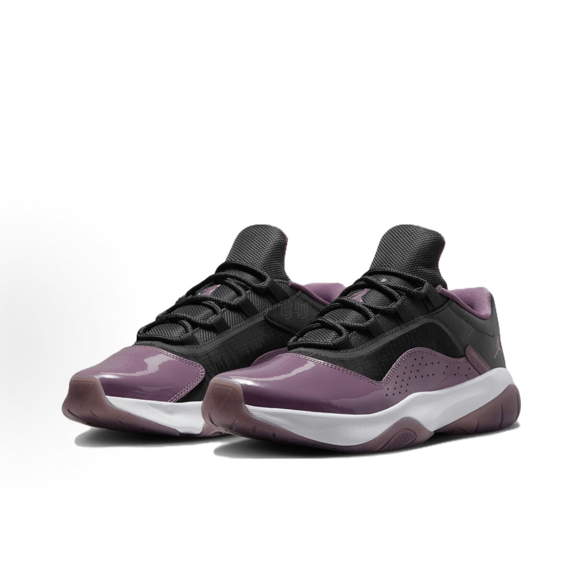 Jordan Air Jordan 11 Women's Retro Low-Top Basketball Shoes – Black/Purple