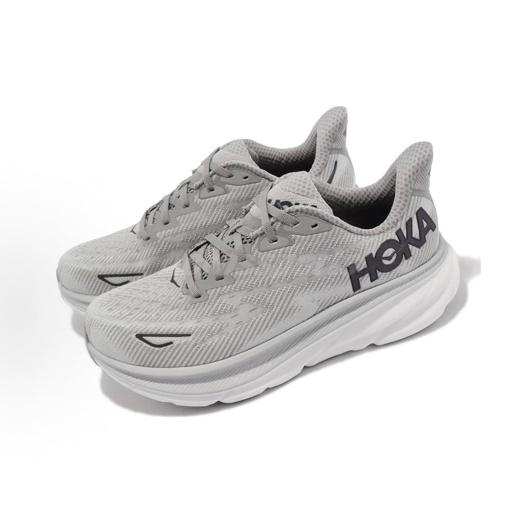 HOKA ONE ONE Clifton 9 Men's - Mist Gray - Wide Fit