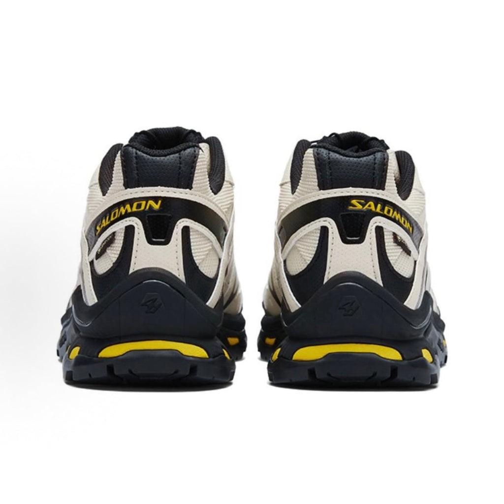 Salomon XT-Quest GTX Unisex – "Little Bee" (Beige/Grey, Black, and Sulfur Yellow)