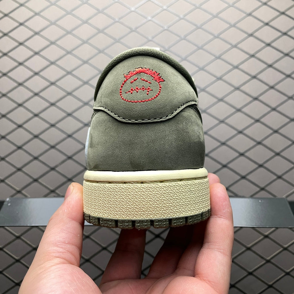AJ1 Low Travis Scott Black Olive