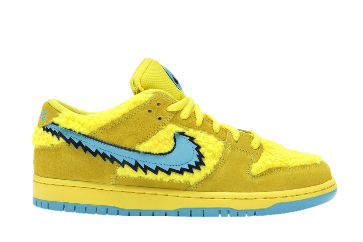 Grateful Dead SB Dunk Low Bear Opti Yellow